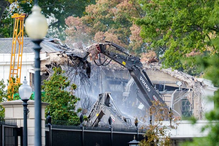 Trump White House demolition
